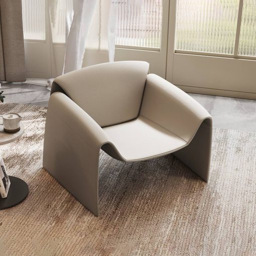 Waterproof Leather Upholstered Accent Chair